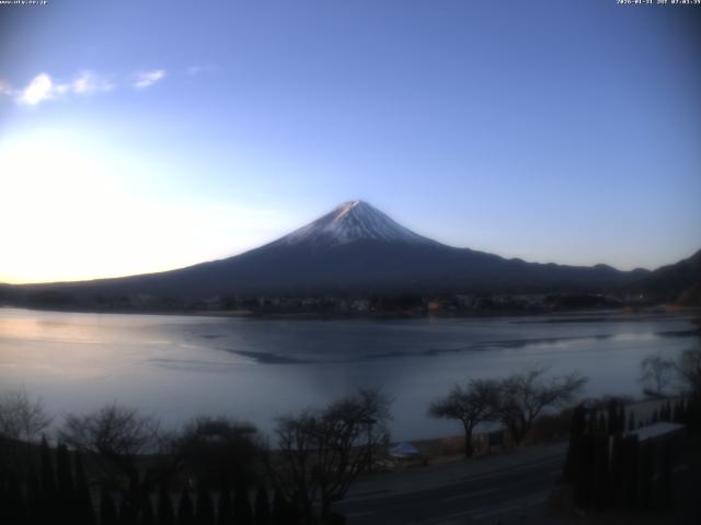 河口湖からの富士山