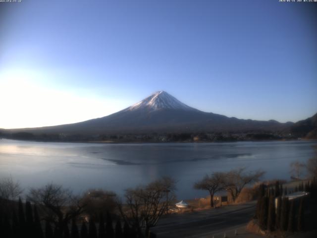 河口湖からの富士山