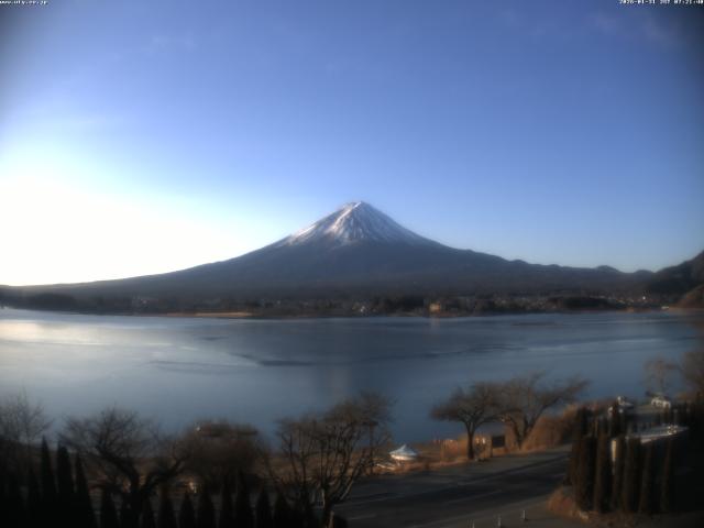 河口湖からの富士山