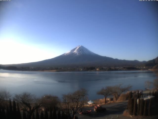 河口湖からの富士山