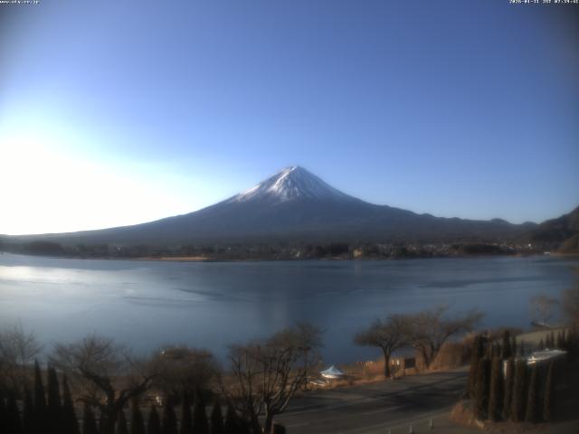 河口湖からの富士山