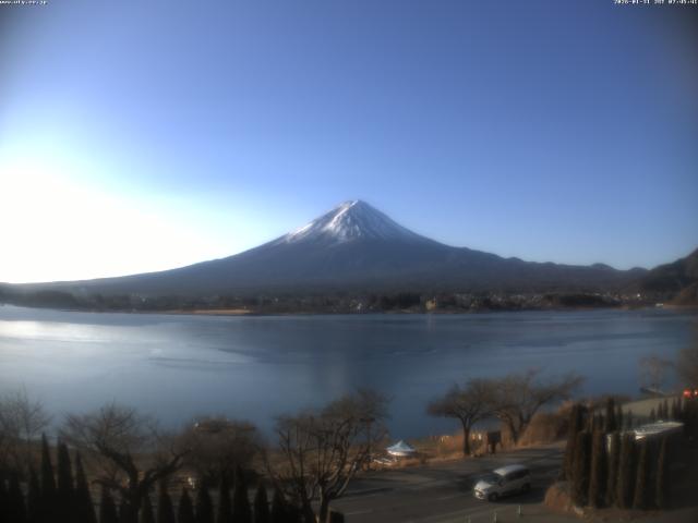 河口湖からの富士山