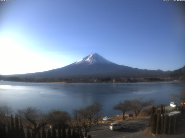 河口湖からの富士山