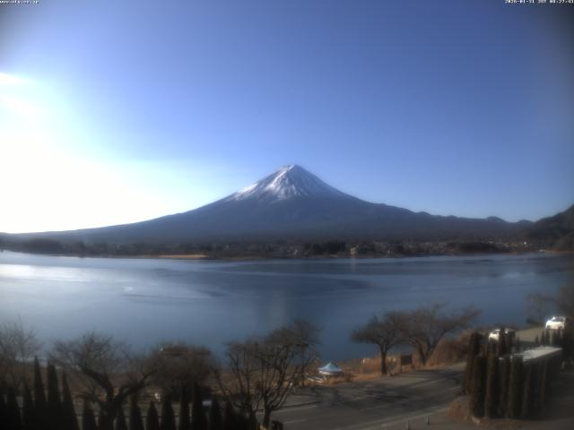 河口湖からの富士山