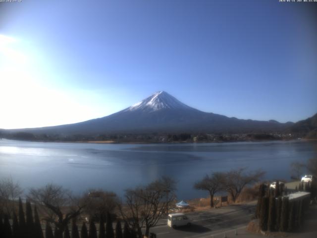 河口湖からの富士山