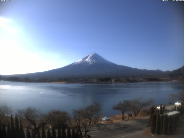 河口湖からの富士山