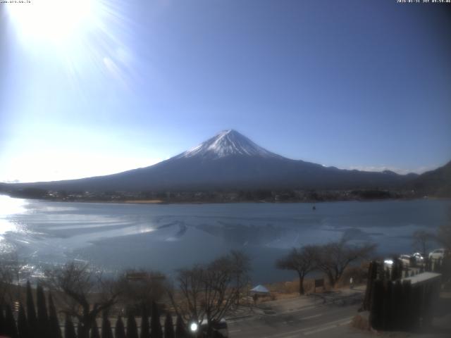 河口湖からの富士山