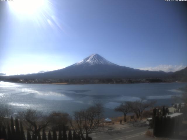 河口湖からの富士山