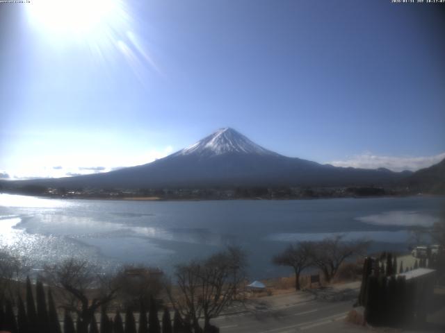 河口湖からの富士山