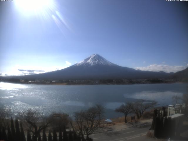 河口湖からの富士山