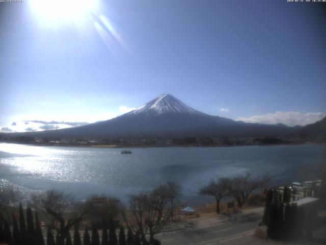 河口湖からの富士山