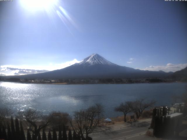 河口湖からの富士山