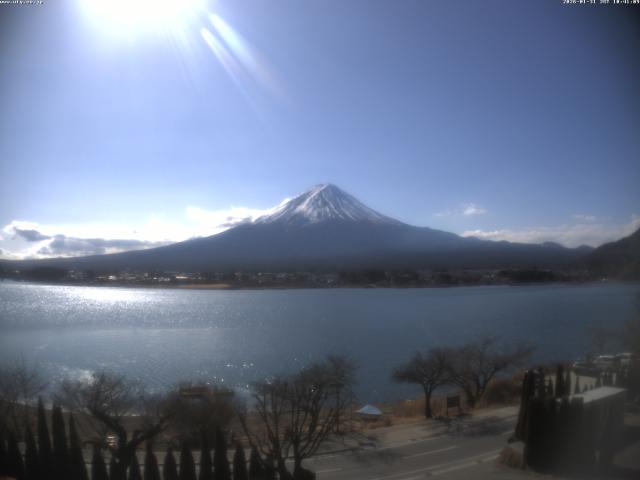 河口湖からの富士山