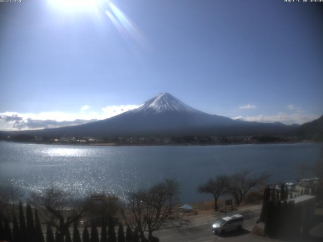 河口湖からの富士山