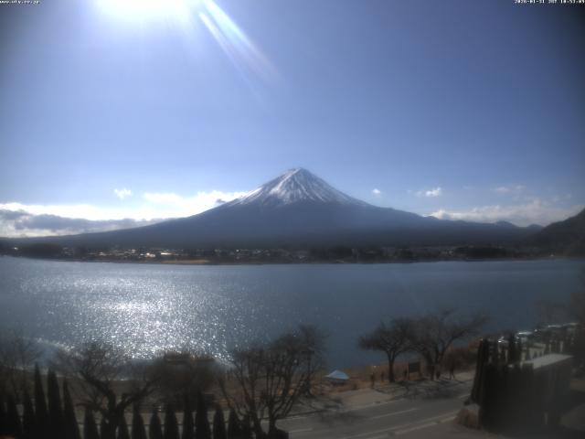 河口湖からの富士山