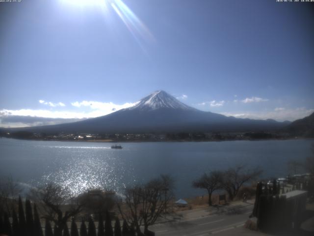 河口湖からの富士山