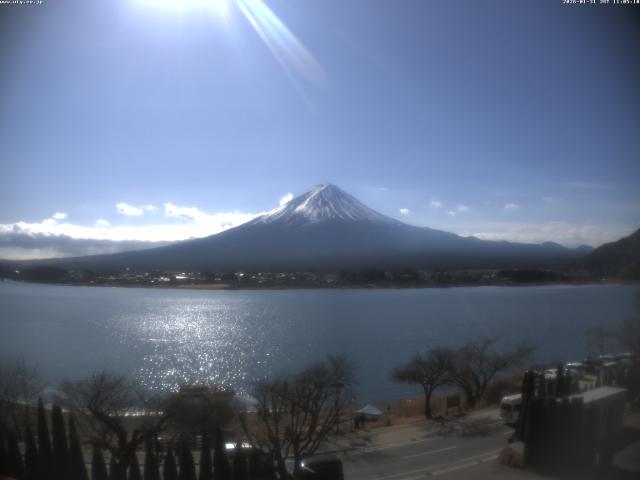 河口湖からの富士山