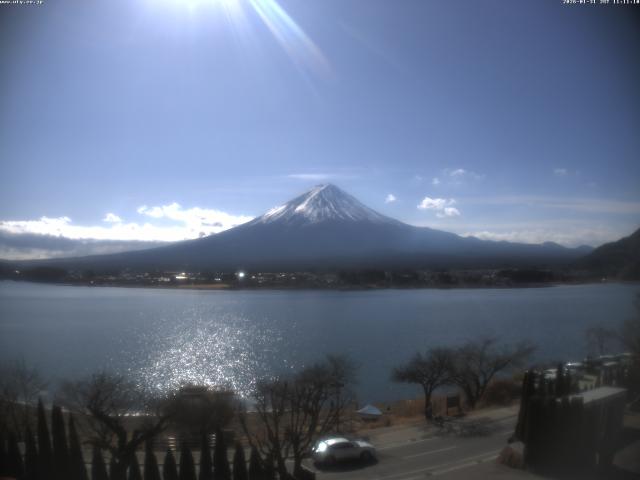 河口湖からの富士山