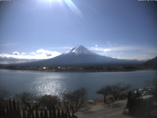 河口湖からの富士山