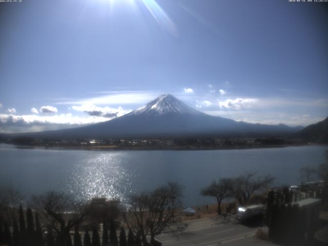 河口湖からの富士山