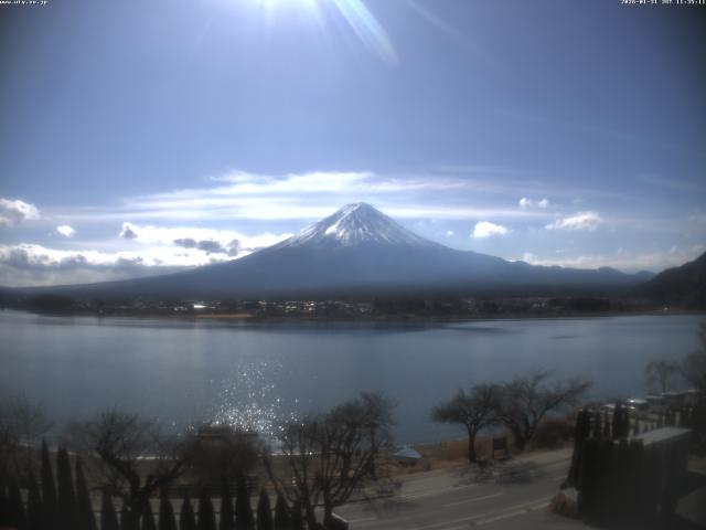 河口湖からの富士山