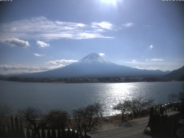 河口湖からの富士山