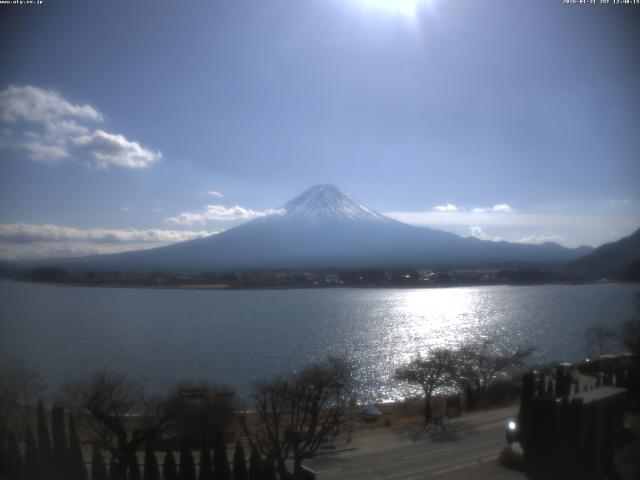 河口湖からの富士山