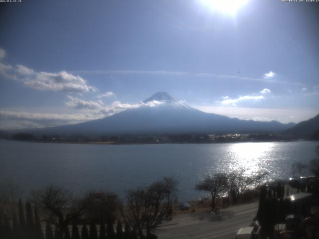 河口湖からの富士山