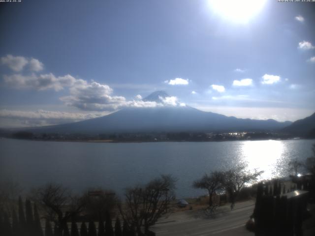 河口湖からの富士山