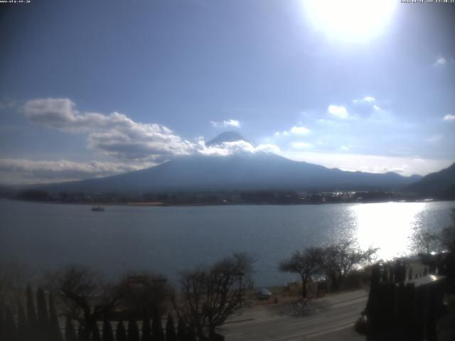 河口湖からの富士山