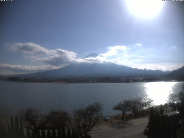 河口湖からの富士山