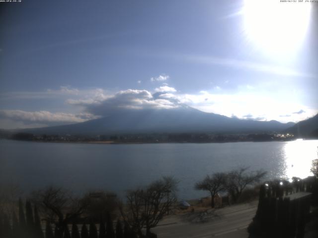 河口湖からの富士山