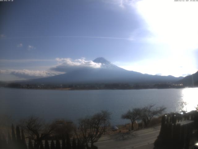 河口湖からの富士山