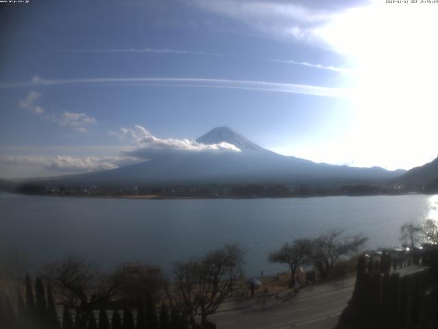 河口湖からの富士山