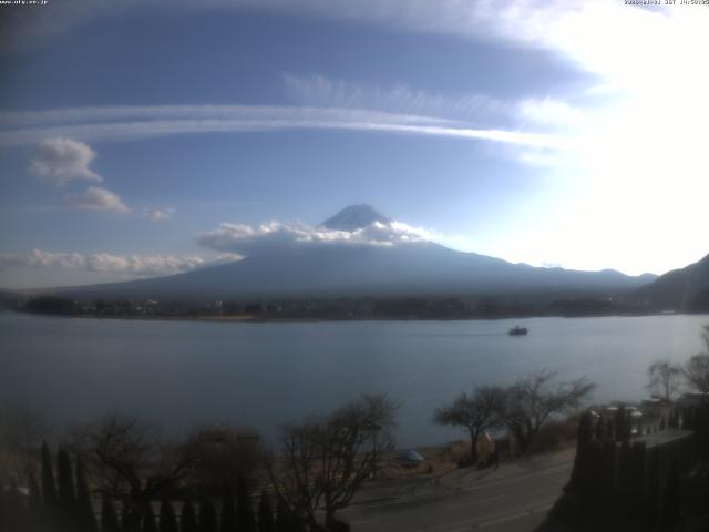 河口湖からの富士山