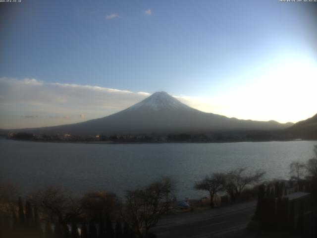 河口湖からの富士山