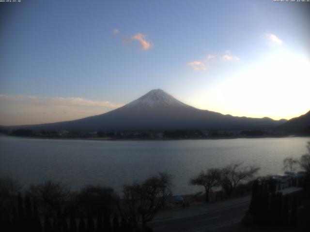 河口湖からの富士山