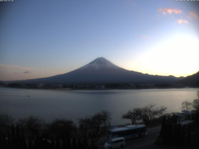 河口湖からの富士山