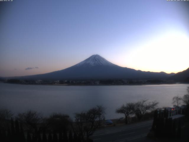 河口湖からの富士山