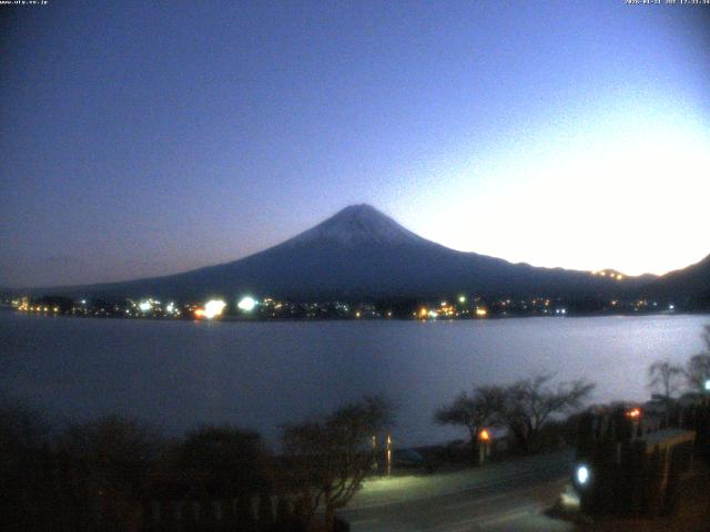 河口湖からの富士山