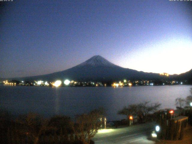 河口湖からの富士山