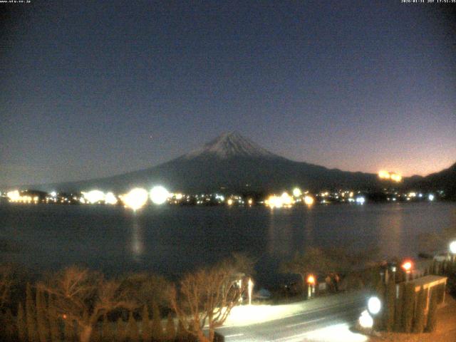 河口湖からの富士山