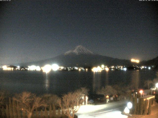 河口湖からの富士山