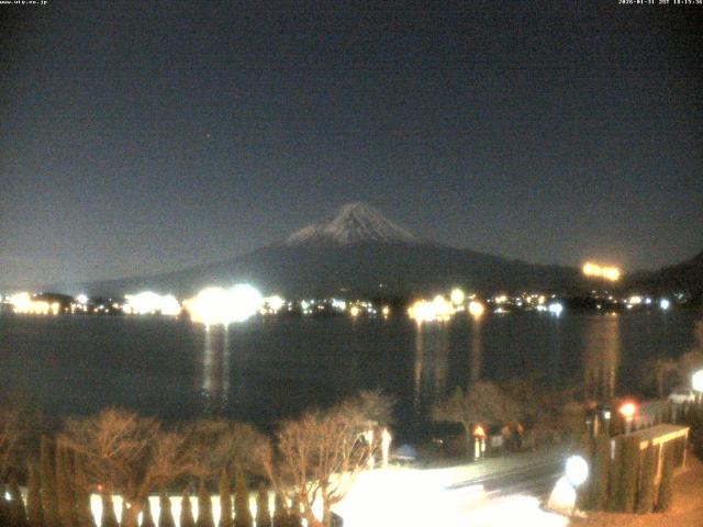 河口湖からの富士山