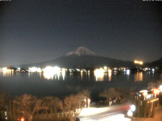 河口湖からの富士山