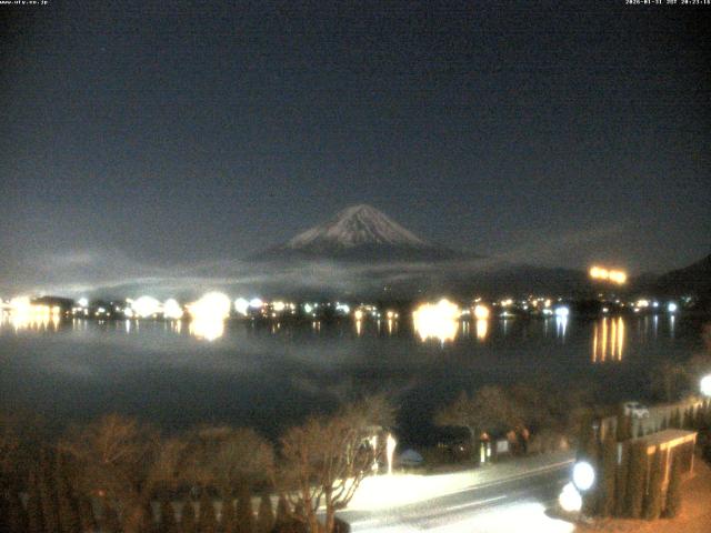 河口湖からの富士山