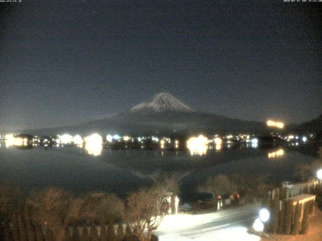 河口湖からの富士山