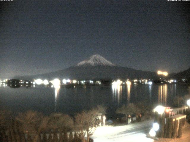 河口湖からの富士山