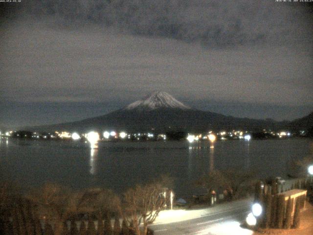 河口湖からの富士山