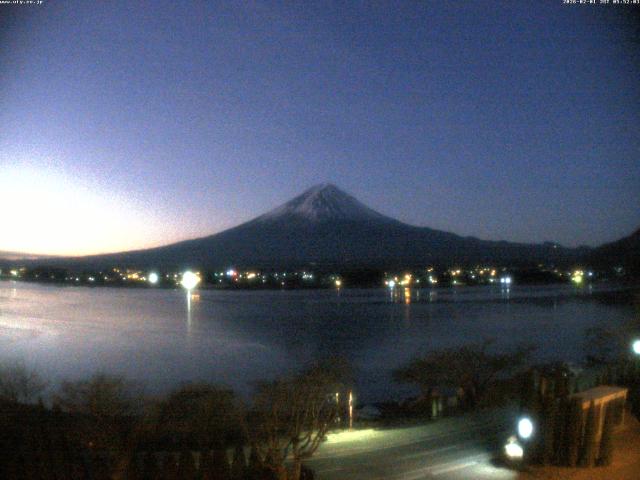 河口湖からの富士山